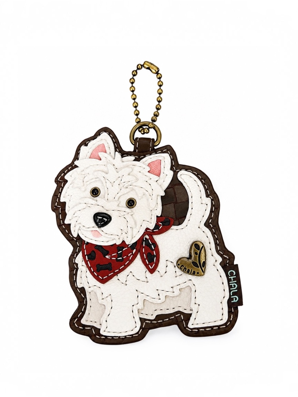Chala Westie Bag Charm/Coin Purse